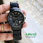 Emporio Armani Giovanni Chronograph Black Dial Men's Watch AR11349