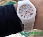 Emporio Armani Ceramic Watch First Copy – White (UNS680) - Image 2
